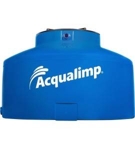 Caixa D'Água Em Polietileno Água Protegida Com Azul 1000L