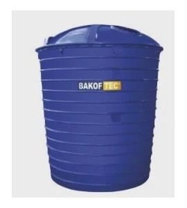 Caixa D'Água Polietileno 5000L Azul Bakof Tec