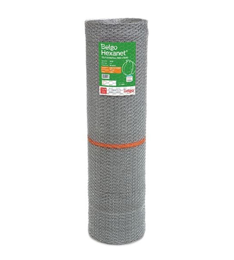 Tela Belgo Hexanet 1/2X24 - 1,50X50M - Viveiro