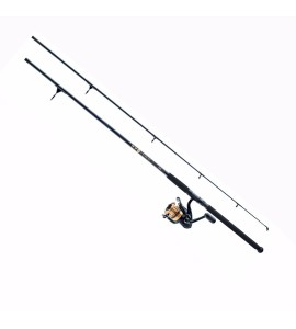 Kit Daiwa D-Wave Água Salgada Vara e Molinete 2,7m Ambidestro