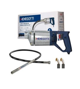 Vibrador Concreto Portátil Menegotti 1000W + Mangote 2,5M 220V
