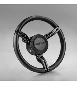 Volante Náutico Isotta Marine Fanete Couro Black