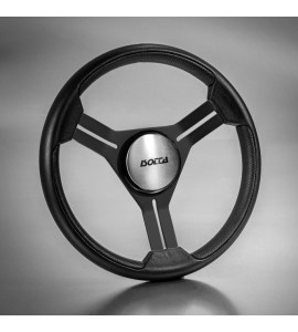 Volante Náutico Isotta Marine VTR14 Couro PU Silver