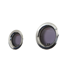 Vigia Redonda em Aço Inox 250mm Lewmar