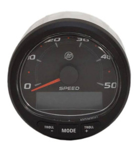 Relógio Velocímetro Preto 0-50MPH Mercury 8M0059081